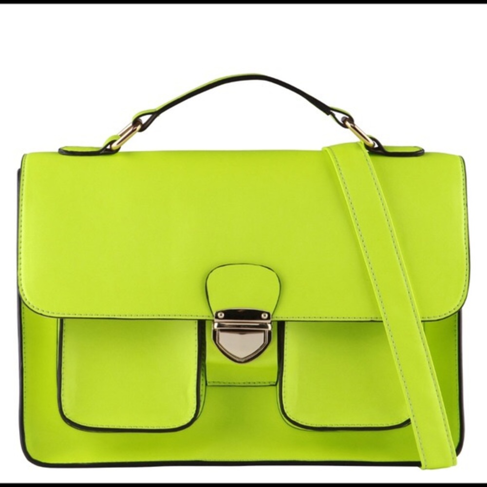 Aldo neon yellow crossbody bag - one size